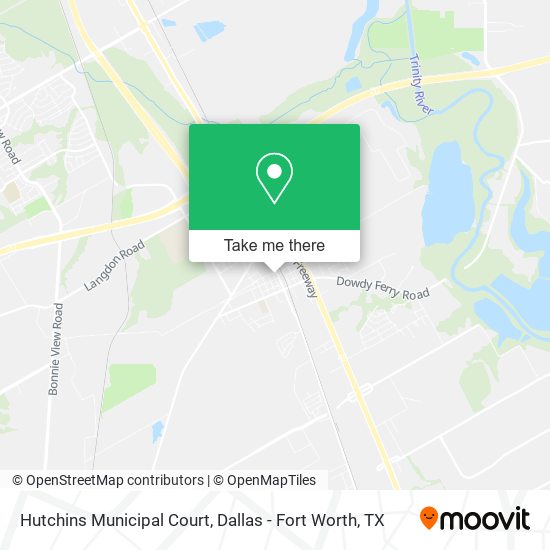 Hutchins Municipal Court map