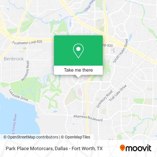 Mapa de Park Place Motorcars