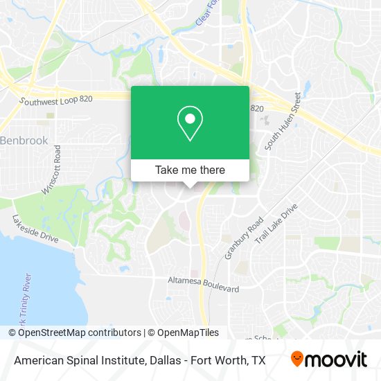 American Spinal Institute map