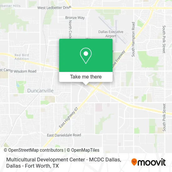 Multicultural Development Center - MCDC Dallas map