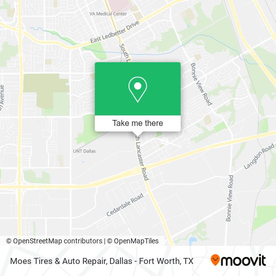 Mapa de Moes Tires & Auto Repair