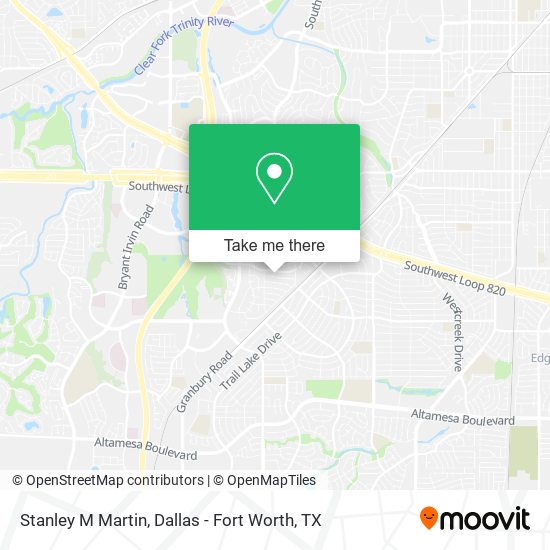 Stanley M Martin map