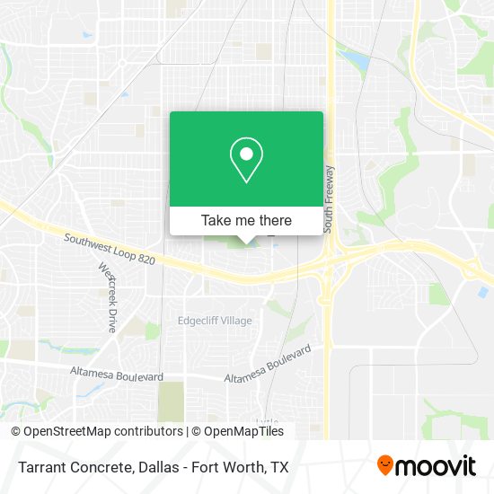 Mapa de Tarrant Concrete