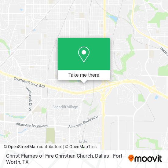 Christ Flames of Fire Christian Church map