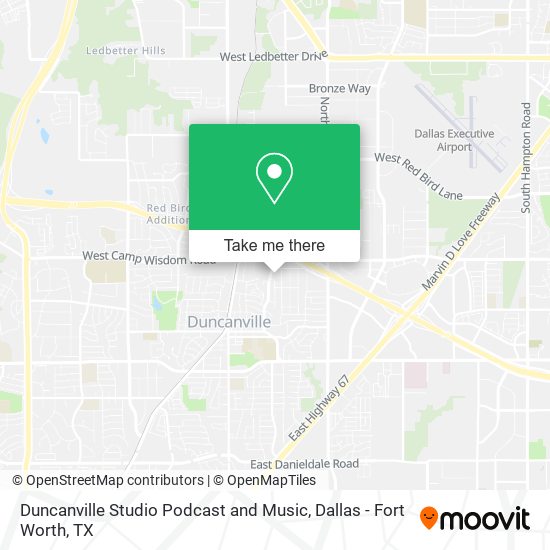 Duncanville Studio Podcast and Music map