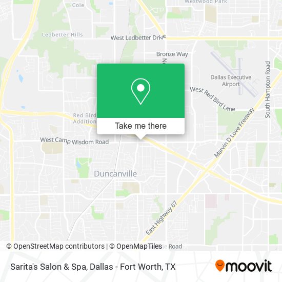 Sarita's Salon & Spa map