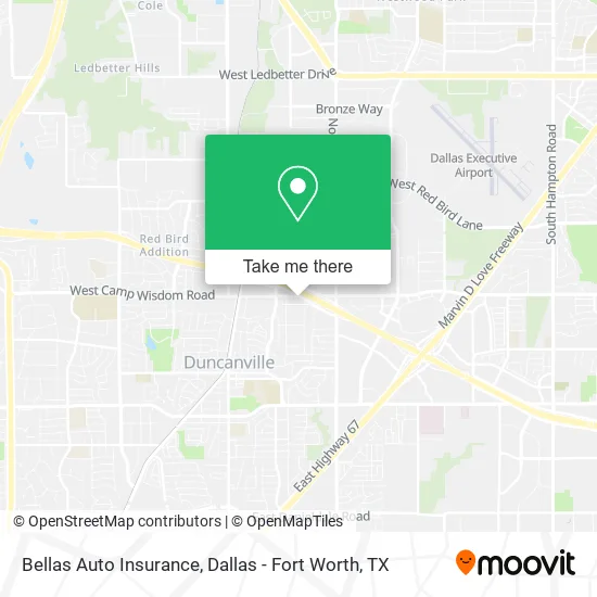 Bellas Auto Insurance map
