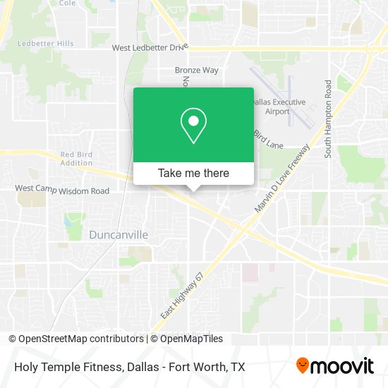 Holy Temple Fitness map