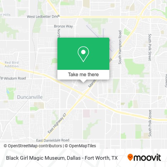 Mapa de Black Girl Magic Museum