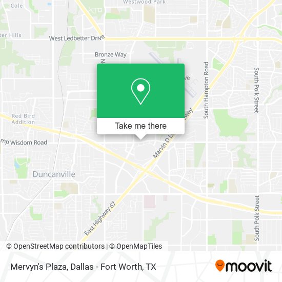 Mervyn's Plaza map
