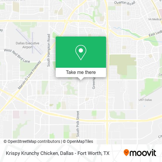 Mapa de Krispy Krunchy Chicken