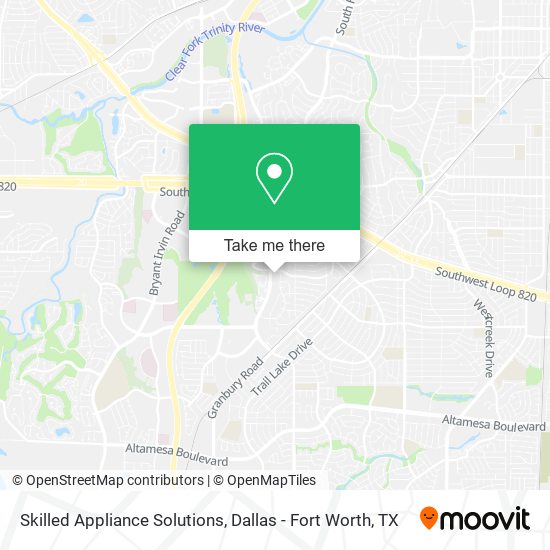 Mapa de Skilled Appliance Solutions