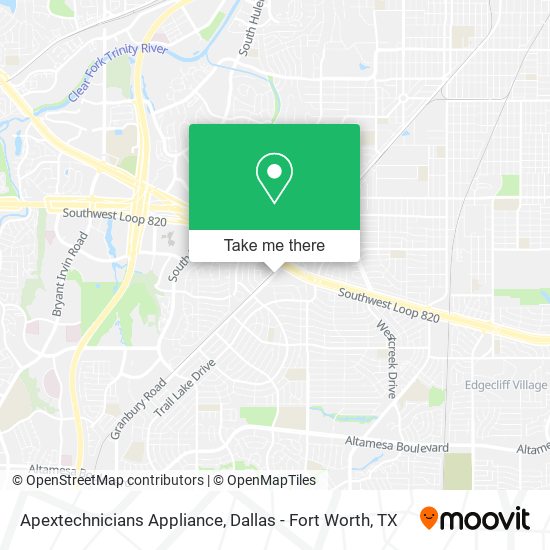 Mapa de Apextechnicians Appliance