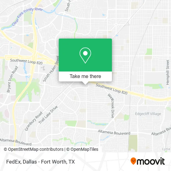 Mapa de FedEx