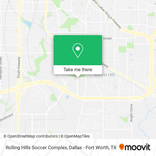 Rolling Hills Soccer Complex map