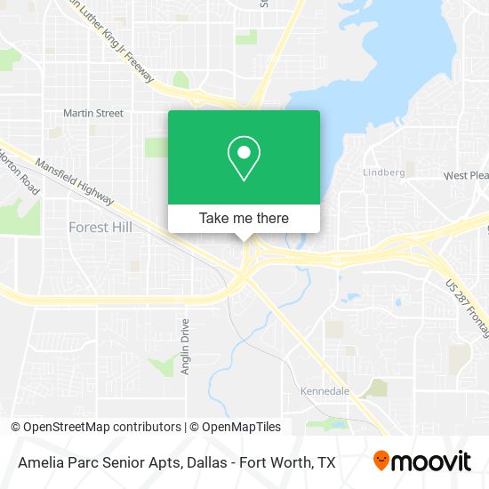 Mapa de Amelia Parc Senior Apts