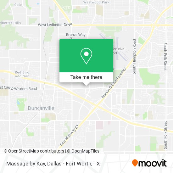 Massage by Kay map