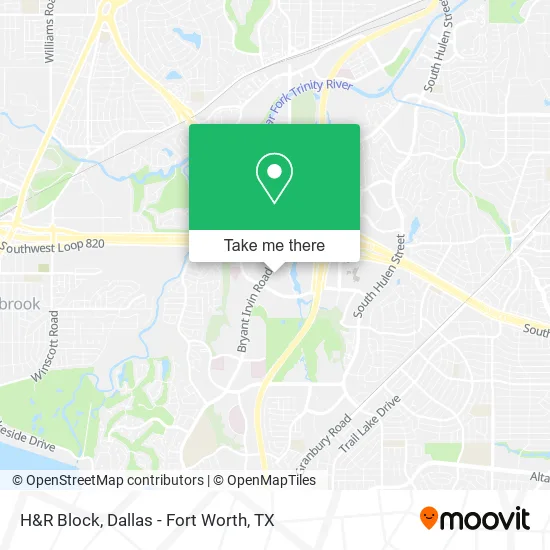 H&R Block map