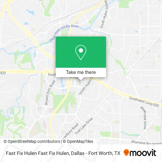 Fast Fix Hulen Fast Fix Hulen map