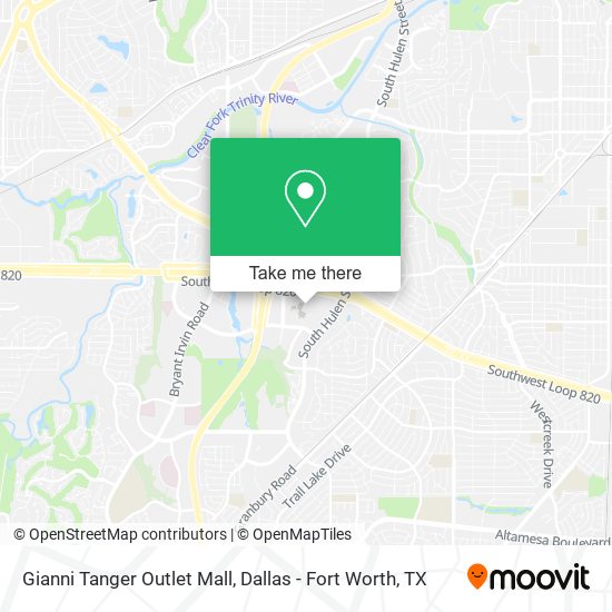 Mapa de Gianni Tanger Outlet Mall