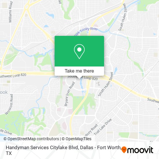 Handyman Services Citylake Blvd map