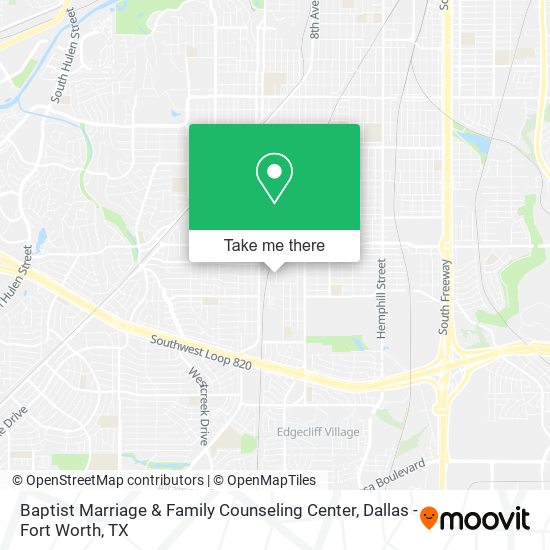 Mapa de Baptist Marriage & Family Counseling Center