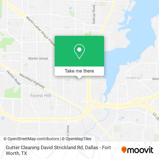 Gutter Cleaning David Strickland Rd map