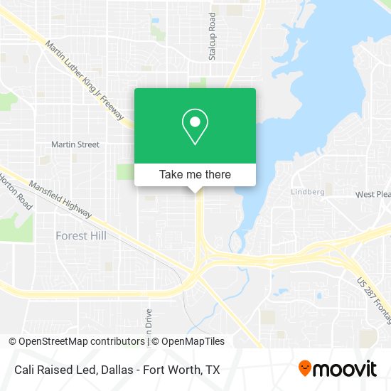 Cali Raised Led map