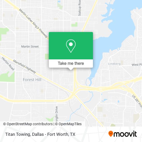 Titan Towing map