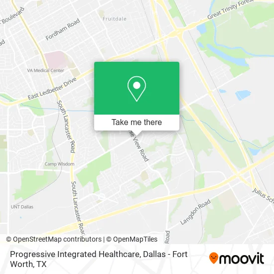 Progressive Integrated Healthcare map