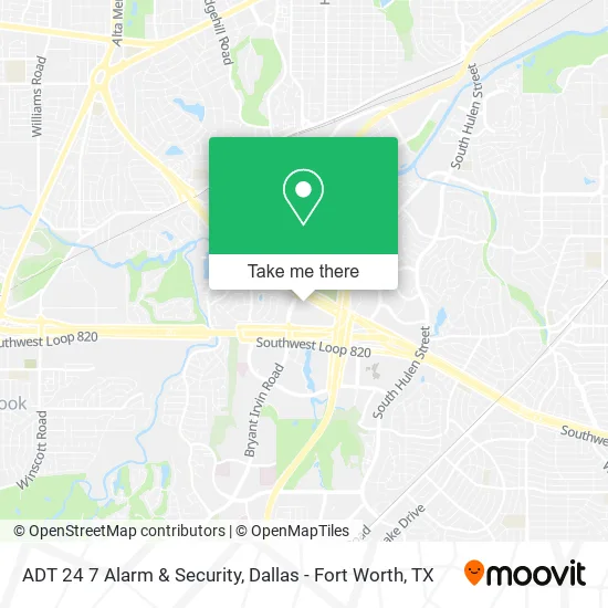 ADT 24 7 Alarm & Security map
