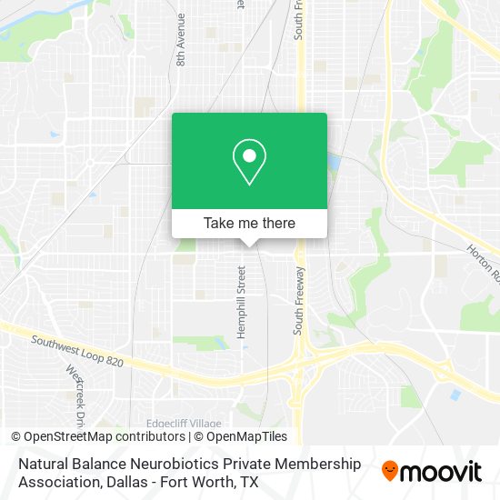 Natural Balance Neurobiotics Private Membership Association map