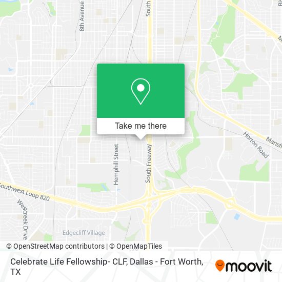 Celebrate Life Fellowship- CLF map