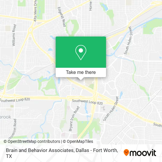 Brain and Behavior Associates map