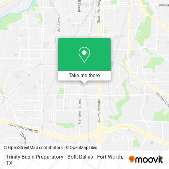 Mapa de Trinity Basin Preparatory - Bolt