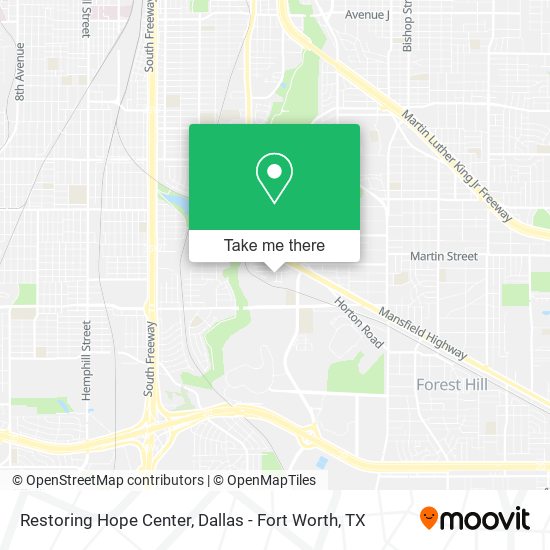 Mapa de Restoring Hope Center