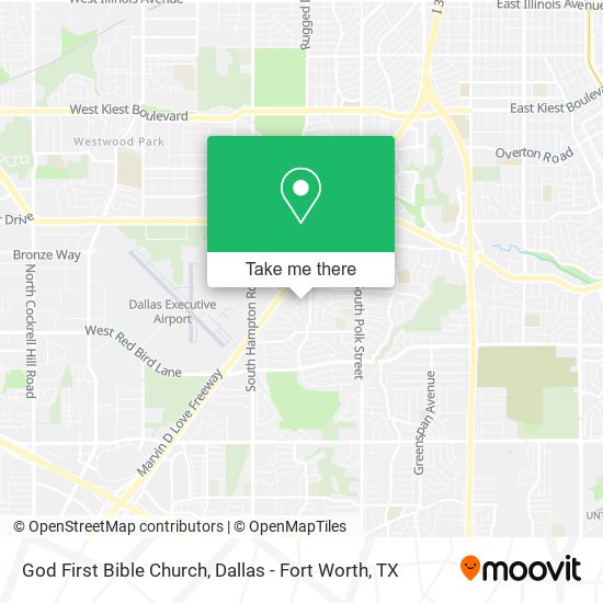 God First Bible Church map
