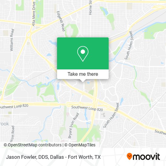 Jason Fowler, DDS map