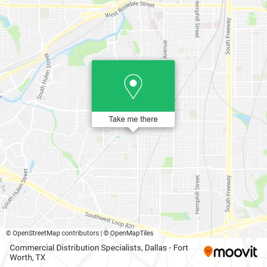 Commercial Distribution Specialists map