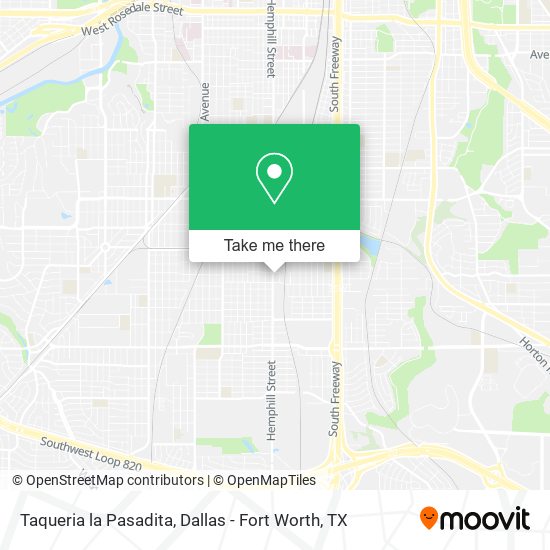 Mapa de Taqueria la Pasadita
