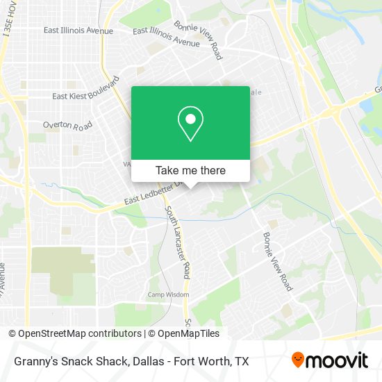 Mapa de Granny's Snack Shack