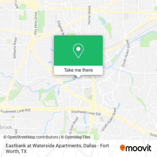Eastbank at Waterside Apartments map