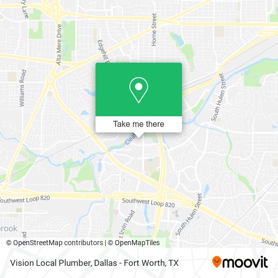 Vision Local Plumber map