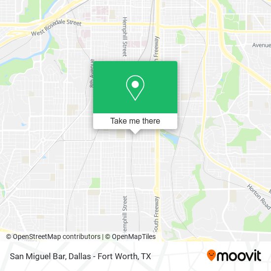 San Miguel Bar map