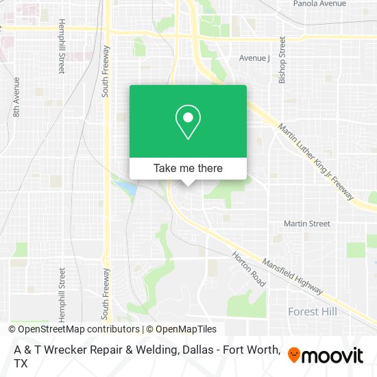 A & T Wrecker Repair & Welding map