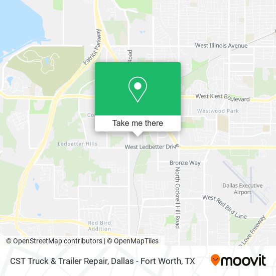 CST Truck & Trailer Repair map