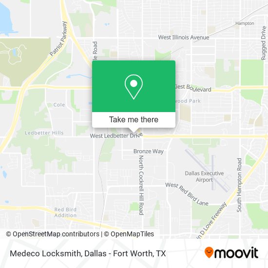 Mapa de Medeco Locksmith