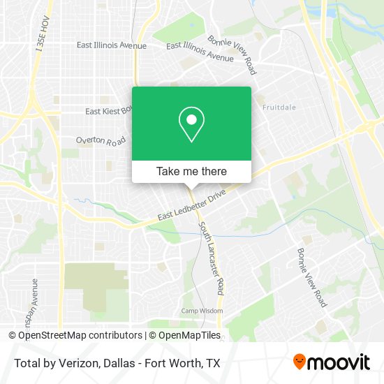 Mapa de Total by Verizon