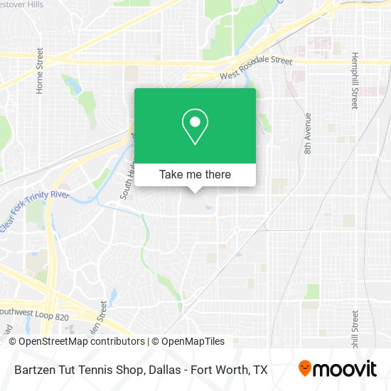 Bartzen Tut Tennis Shop map