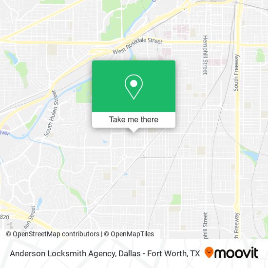 Mapa de Anderson Locksmith Agency